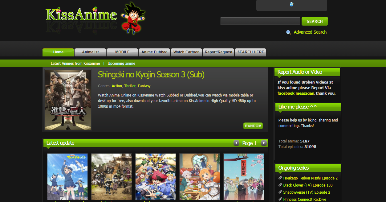 Download KissAnime For PC-Windows 7/8/10 [Updated 2020]