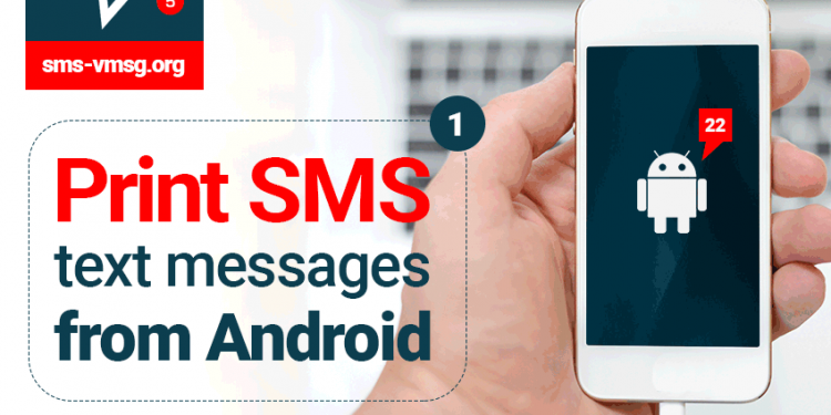 How to print SMS from Android with SMS EasyReader&Printer?