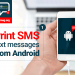 How to print SMS from Android with SMS EasyReader&Printer?
