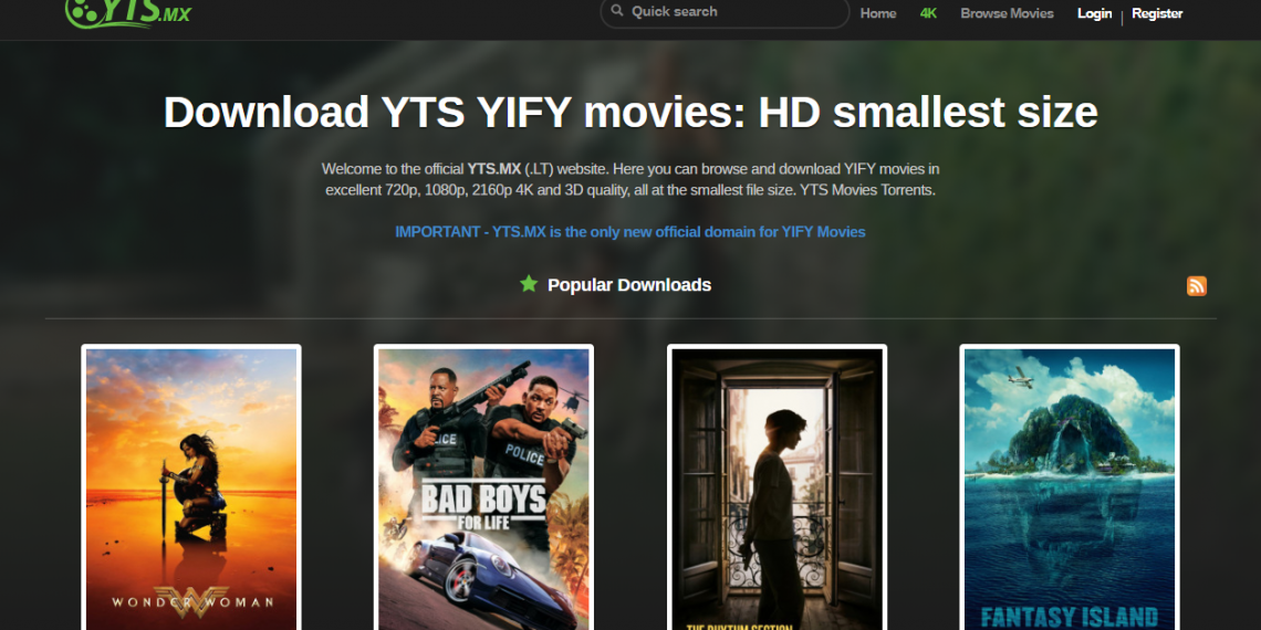 30+ Working YIFY Proxy / Mirror Unblocked Sites in 2020