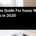 All in One Guide For Essay Writing Services in 2020