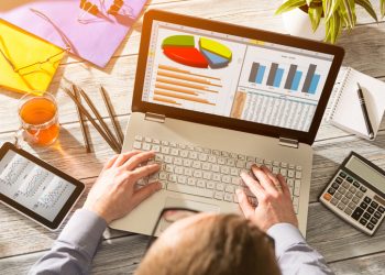 Marketing Graph Statistics Digital Analysis Finance Concept