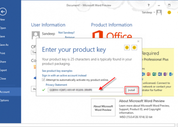 Product Key Office 2013
