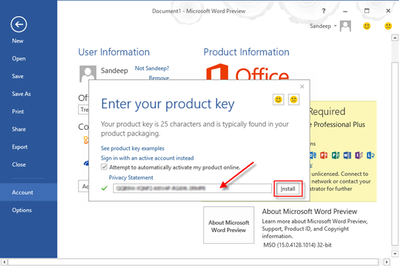 microsoft office professional plus 2013 key finder