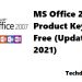 MS Office 2007 product key
