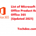 Microsoft Office 365 Product Key