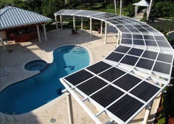 Swimming Solar Panels