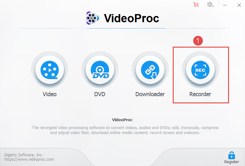videoproc-main-interface