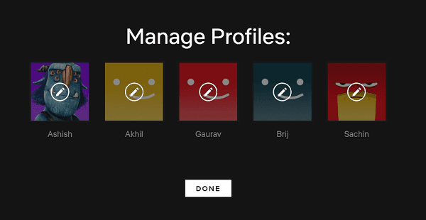 Personalize your profiles