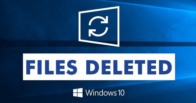 What to Do If Windows 10 Update Deleted All Your Files