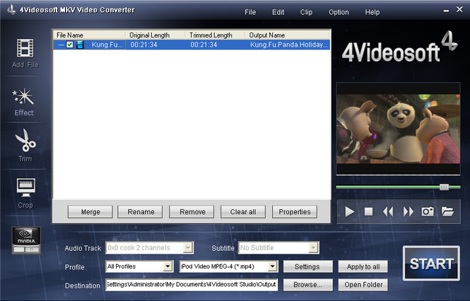 Download 4Videosoft MKV Video Converter 5.1.12