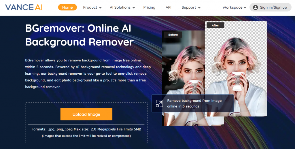 BGremover Review AI Solution to Get Transparent Background Image