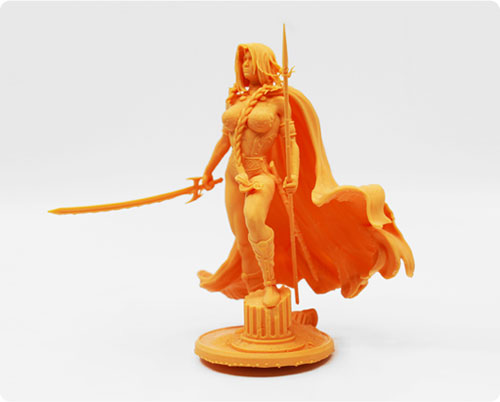 Model printed with FlashForge Printer Resin