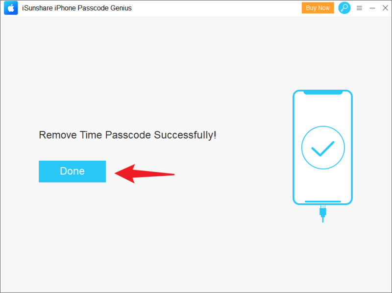remove-time-passcode-successfully