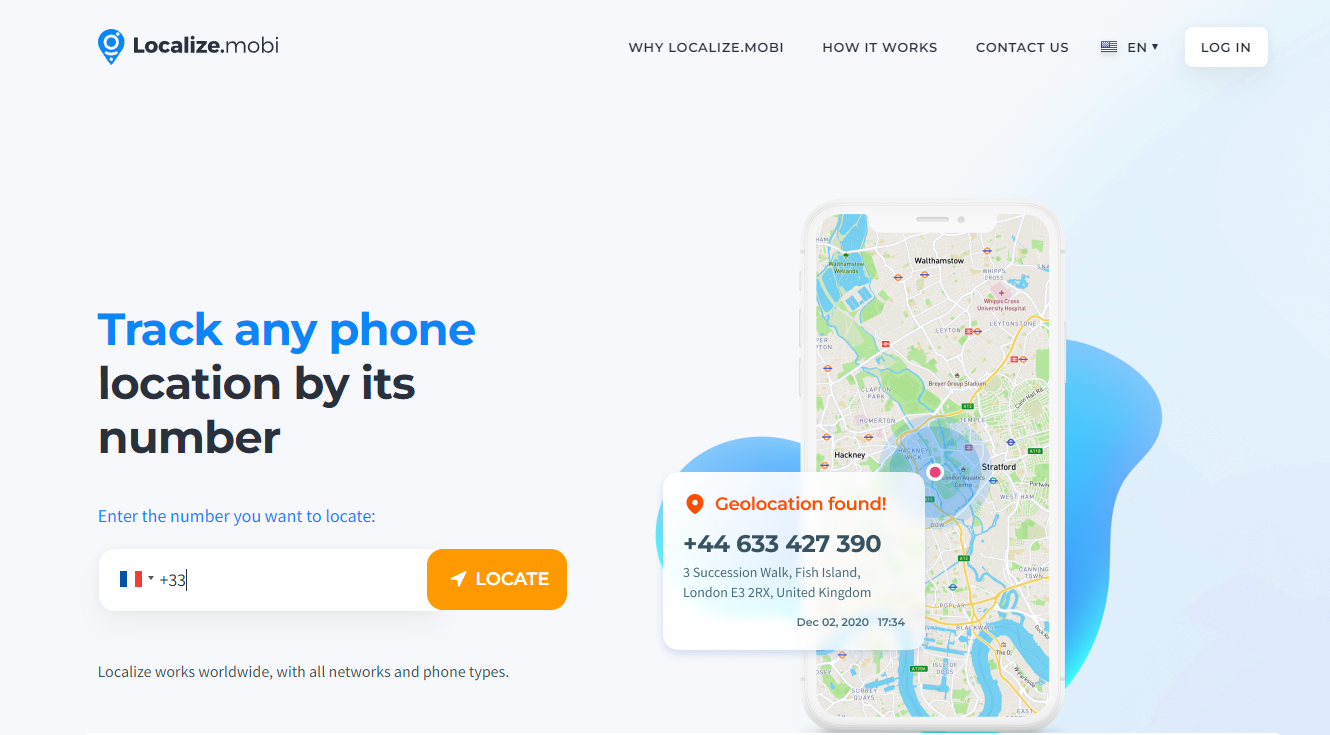 Tracking a Lost Phone with Phone Number Using Localize Mobi