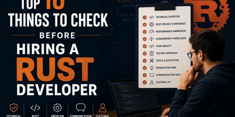Top 10 Things to Check Before Hiring a Rust Developer