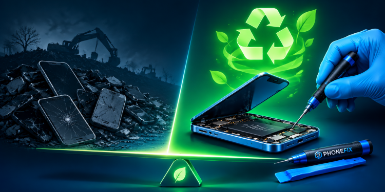 Phone Repair Reduces E-Waste: Fix Before Recycling